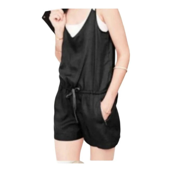 Lou and Grey Linen Blend romper - Picture 1 of 5